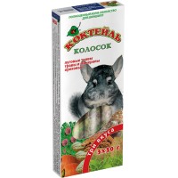 Колосок Коктейль для шиншил (луг травы,травы и минералы,орех) 90г