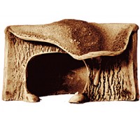 Декорация Природа Грот для черепах угловой маленький 14х16х13 см..