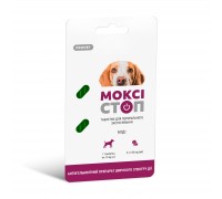 Таблетки PROVET МОКСІСТОП міді для собак 4-10 кг, 2 шт по 120 мг (анти..