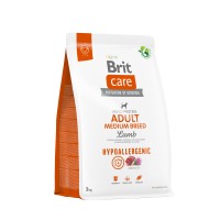 Корм для собак средних пород Brit Care Dog Hypoallergenic Adult Medium Breed гипоаллергенный с ягненком, 3 кг