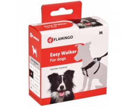 Flamingo Easy Walker ФЛАМИНГО ИЗИ УОКЕР тренировочная шлейка для собак, нейлон, 31-39 см M .