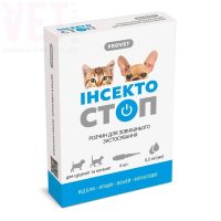 Инсектостоп ProVET для котят и щенков 1упаковка (6 пипеток×0,5мл)