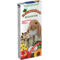 Колосок Коктейль для грызунов (мультивитамин,кокос,мед) 90г