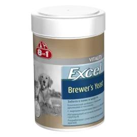 8in1 Excel Brewer's Yeast Пивні дріжджі, для котів та собак 140таб..