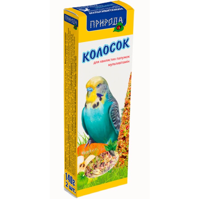 Колосок для папуги мультивітамін 140г