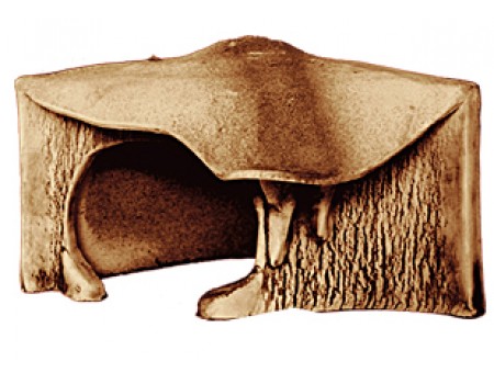 Декорация Природа Грот для черепах угловой большой 18х22х12 см