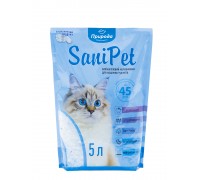 Наполнитель для кошачьего туалета Природа Sani Pet силикагелевый, 5 л..