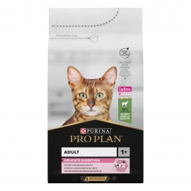 PRO PLAN  Delicate для кошек с чувствительным пищеварением, с ягненком..