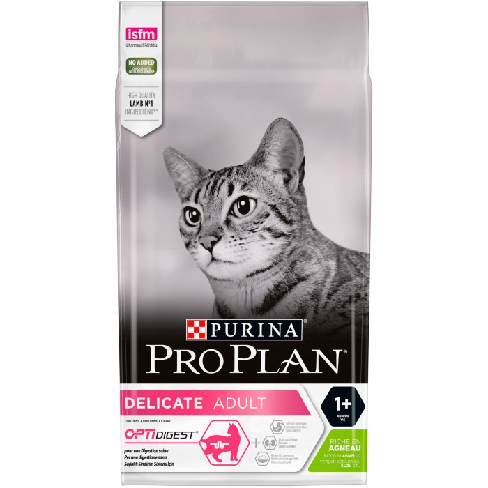 ProPlan Delicate для котів з чутливим травленням, з ягнятком 1,5 кг