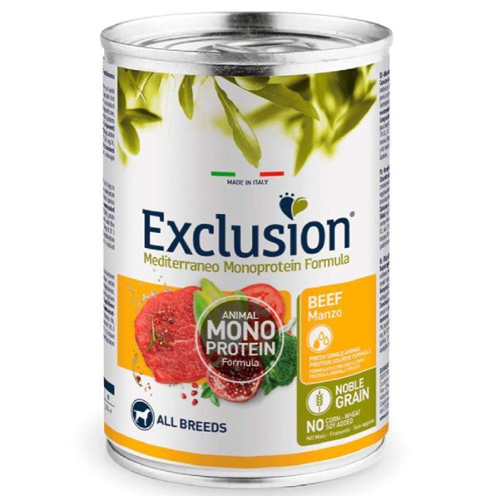 Консерва Exclusion Adult Dog Beef All Breed для собак всех пород с говядиной 400г
