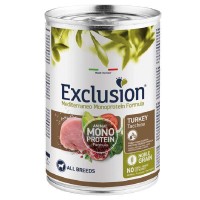 Вологий корм Exclusion Adult Turkey All Breed для дорослих собак усіх порід, з індичкою, 400 г