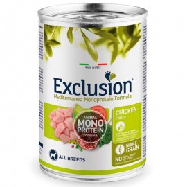 Вологий корм Exclusion Noble Grain, для дорослих собак усіх порід, кур..