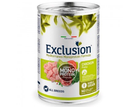 Консерва Exclusion Adult Chicken All Breed для всіх порід з куркою 400г