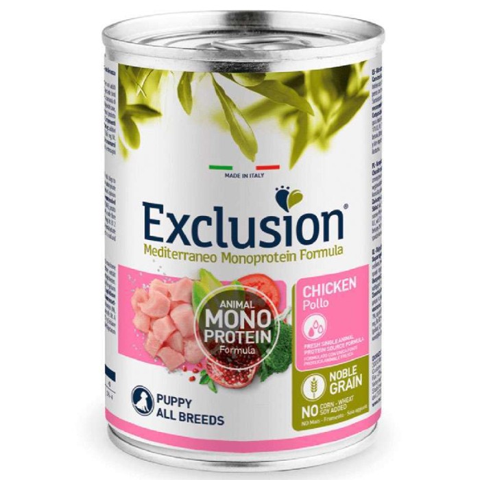 Консерва Exclusion Puppy Chicken All Breed для щенок всех пород с курицей 400г