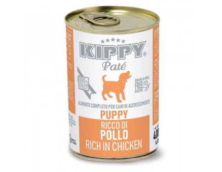 Корм влажный Kippy для щенков "Pate Puppy Chicken", с курицей, паштет, 400 г