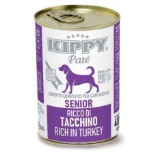 Корм вологий Kippy для літніх собак ""Pate Senior Dogs Turkey", з індичкою, паштет, 400 г