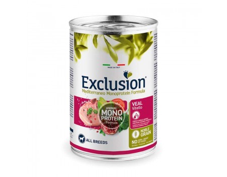 Консерва Exclusion Adult Dog Veal All Breed для собак всех пород с телятина 400г
