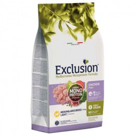 Сухий корм Exclusion Light Chicken Medium Large Breed для дорослих соб..