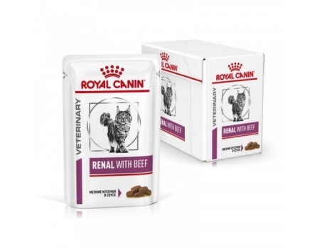 Royal Canin Feline RENAL BEEF 85g 8+4