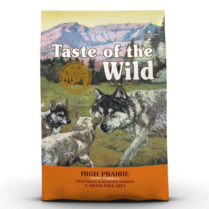 "Taste of the Wild (Тейст оф зе Вайлд) High Prairie Puppy Formula - Сухой корм с жареной олениной и мясом бизона для щенков 5.6 кг 