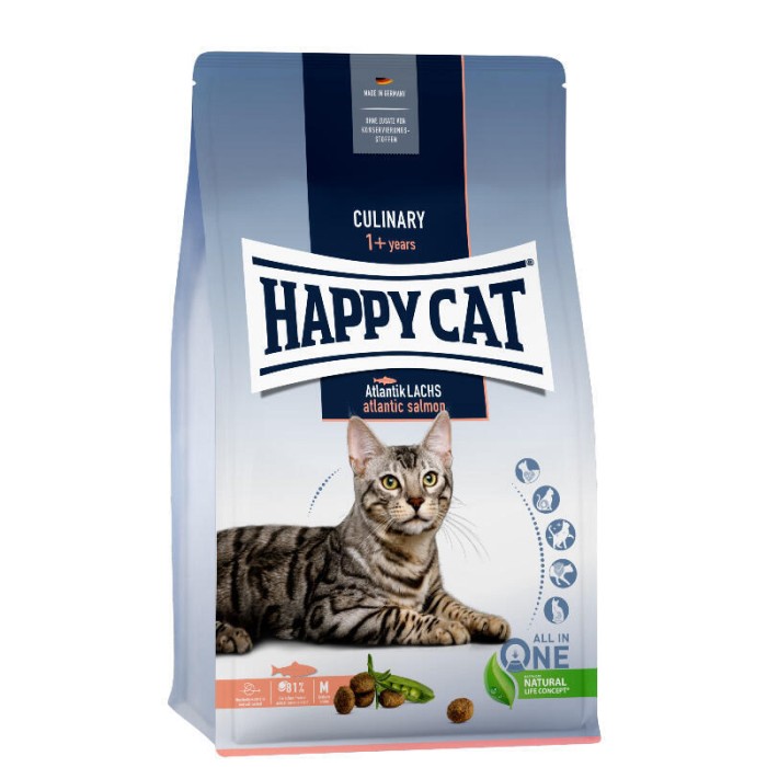 Happy Cat Culinary Adult Atlantik-Lachs - Сухой корм с лососем для взрослых котов 10 кг
