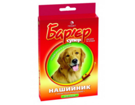 Барьер Ошейник инсектоакарицидного действия “Барьер” для собак, длиной 65 см 