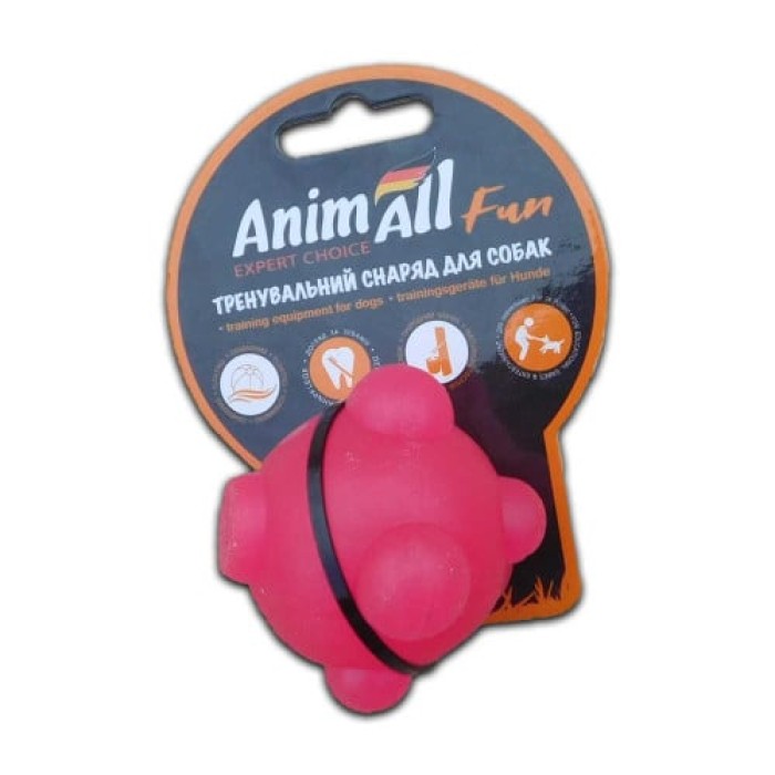 Игрушка AnimAll Fun шар молекула, коралловая, 5 см