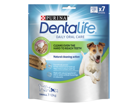 Лакомство DENTALIFE Small для взрослых собак мелких пород для здоровья зубов и десен 115 г
