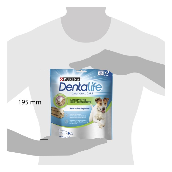 Ласощі DENTALIFE Small для дорослих собак дрібних порід для здоров'я зубів і ясен 115 г