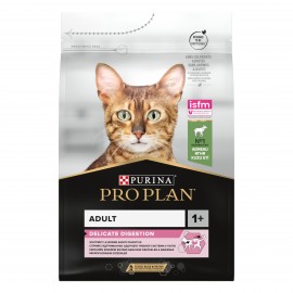 Pro Plan Delicate сухий корм для кішок з чутливим травленням, з ягнятк..