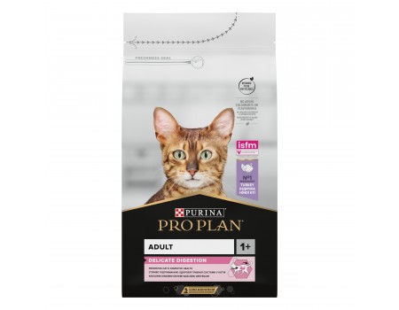 ProPlan Delicate с индейкой для кошек с чувствительной кожей 1,5кг
