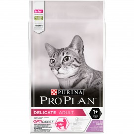 ProPlan Delicate с индейкой для кошек с чувствительной кожей 10 кг..