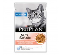 Консерва Purina Pro Plan Cat Nutrisavour Housecat для котів, з лососем..