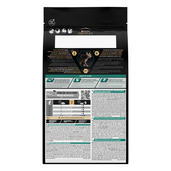 ProPlan ORIGINAL з куркою, сухий кіт 1,5 кг
