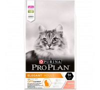 Purina Pro Plan ELEGANT для взрослых кошек с чувствительной кожей, с л..
