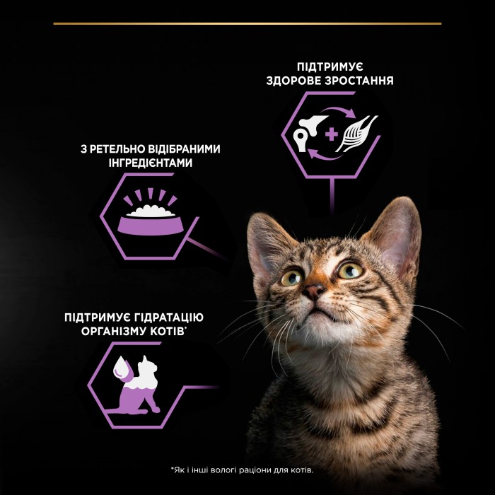 Влажный корм PRO PLAN Kitten Healthy Start для котят мусс с курицей 85 г