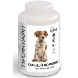 Профилайн Кальций комплекс - добавка для костей и зубов собак, 100 таб..