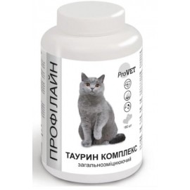 Профілайн таурин комплекс - загальнозміцнююча добавка для котів, 180 т..