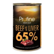 Profine Beef & Beef liver - консерви для собак (яловичина/печінка) 400г