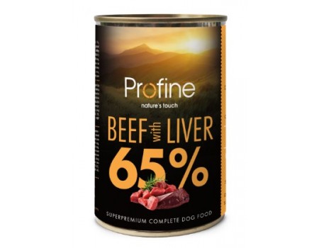 Profine Beef & Beef liver - консерви для собак (яловичина/печінка) 400г