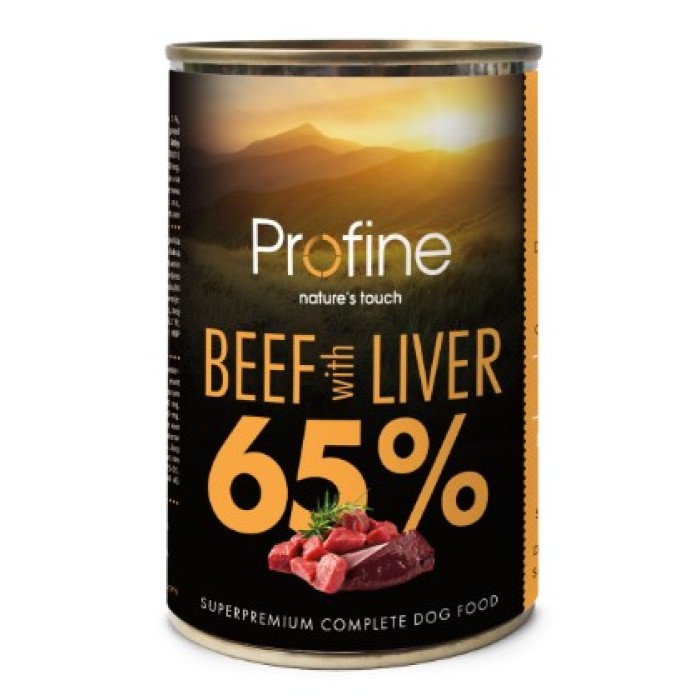 Profine Beef & Beef liver - консерви для собак (яловичина/печінка) 400г