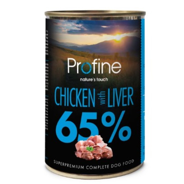 Profine Chicken & Chicken liver - консерви для собак (курка/печінка) 400г