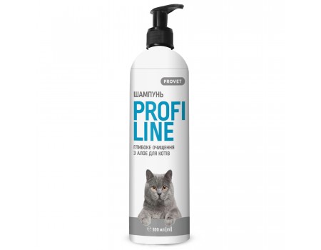 Шампунь Профилайн глубокое очищение с алоэ для кошек 300мл
