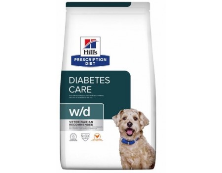 Hills PD Canine W/D - для собак при ожирінні та цукровому діабеті 10 кг