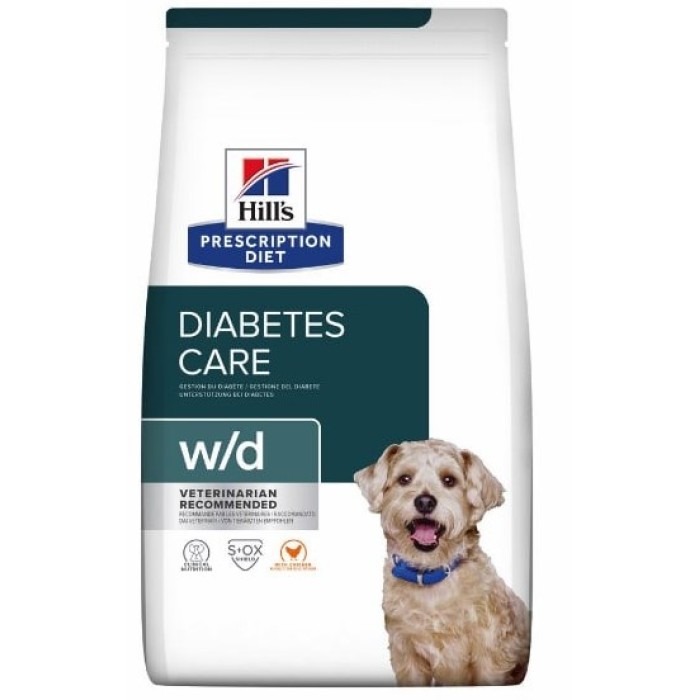Hills PD Canine W/D - для собак при ожирении и сахарном диабете 10 кг 