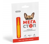 Краплі PROVET МЕГАСТОП для собак 4-10 кг, 1п.х1,0 мл (інсектоакарицид,..