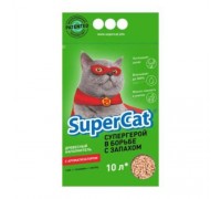 Super Cat - деревний наповнювач з ароматизатором для котячого туалету,..