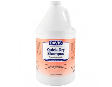 Davis Quick-Dry Shampoo ДЕВІС ШВИДКА СУШКА шампунь для собак та котів, 3.8 л