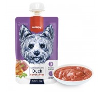 Wanpy КРЕМ-СУП Утка с морковью (Duck Carrot&Pea) жидкий корм для собак..
