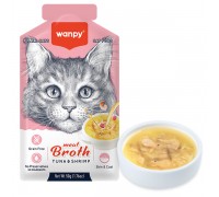 Жидкий корм для кошек Wanpy Meat Broths Duck, С ТУНЦОМ И КРЕВЕТКАМИ, б..